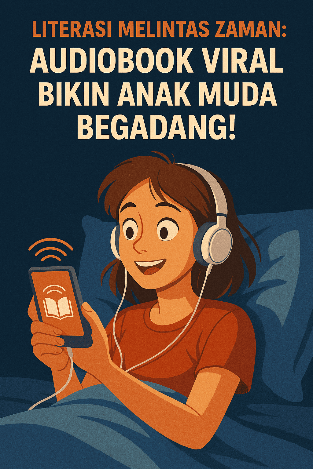 Literasi Melintas Zaman: Audiobook Viral Bikin Anak Muda Begadang!