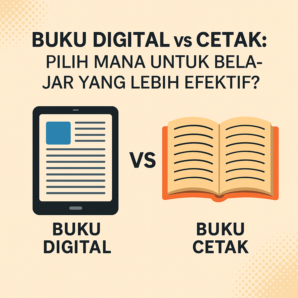 Buku Digital vs Cetak: Pilih Mana untuk Belajar yang Lebih Efektif?