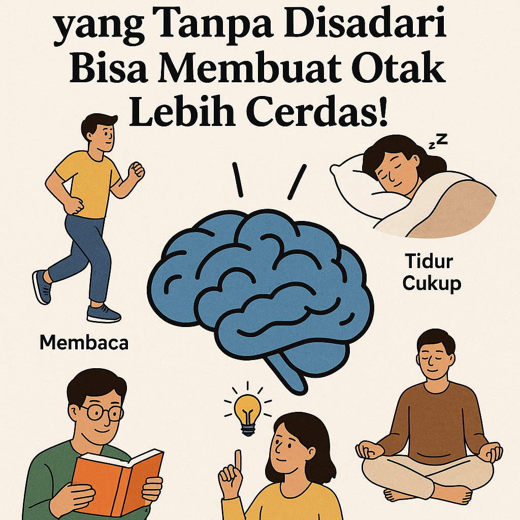 5 Kebiasaan Harian yang Tanpa Disadari Bisa Membuat Otak Lebih Cerdas!