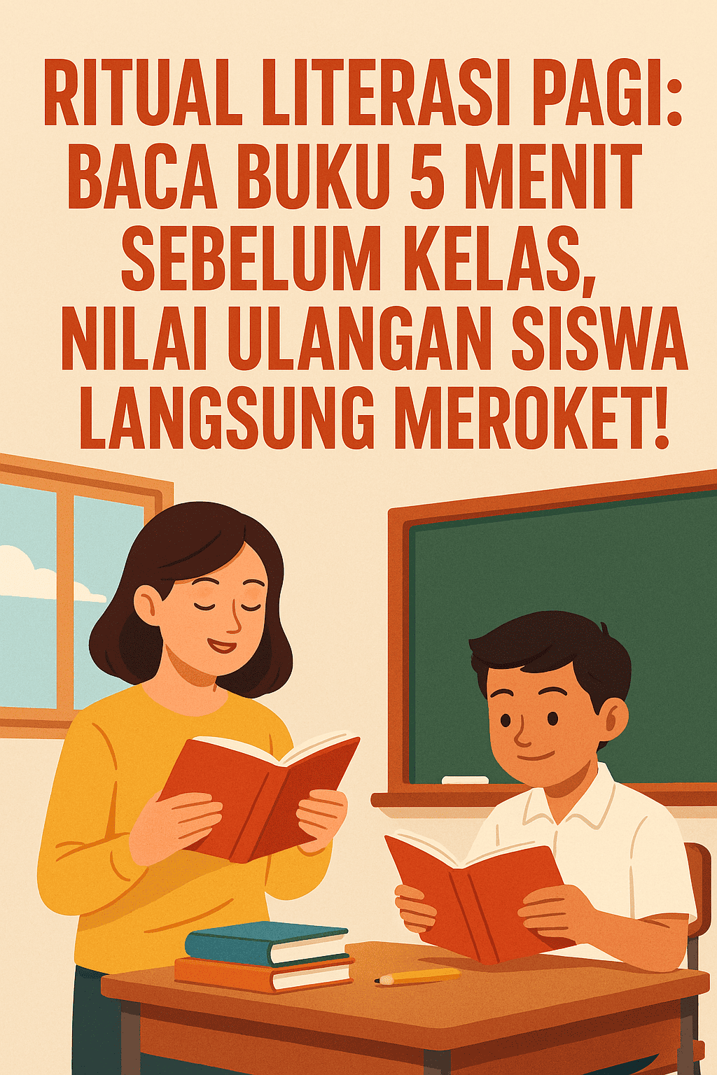 Ritual Literasi Pagi: Baca Buku 5 Menit Sebelum Kelas, Nilai Ulangan Siswa Langsung Meroket!