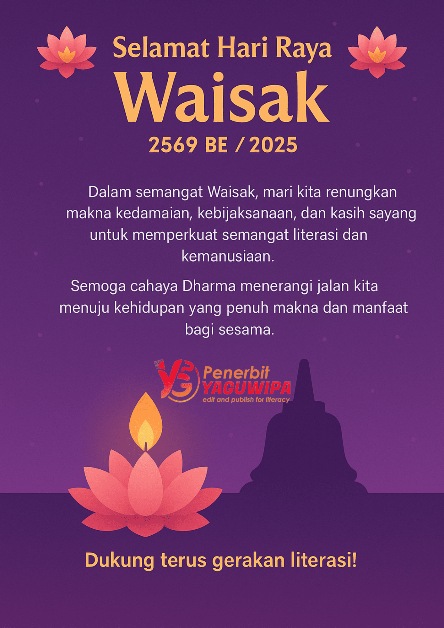 Selamat Hari Raya Waisak 2569 BE / 2025
