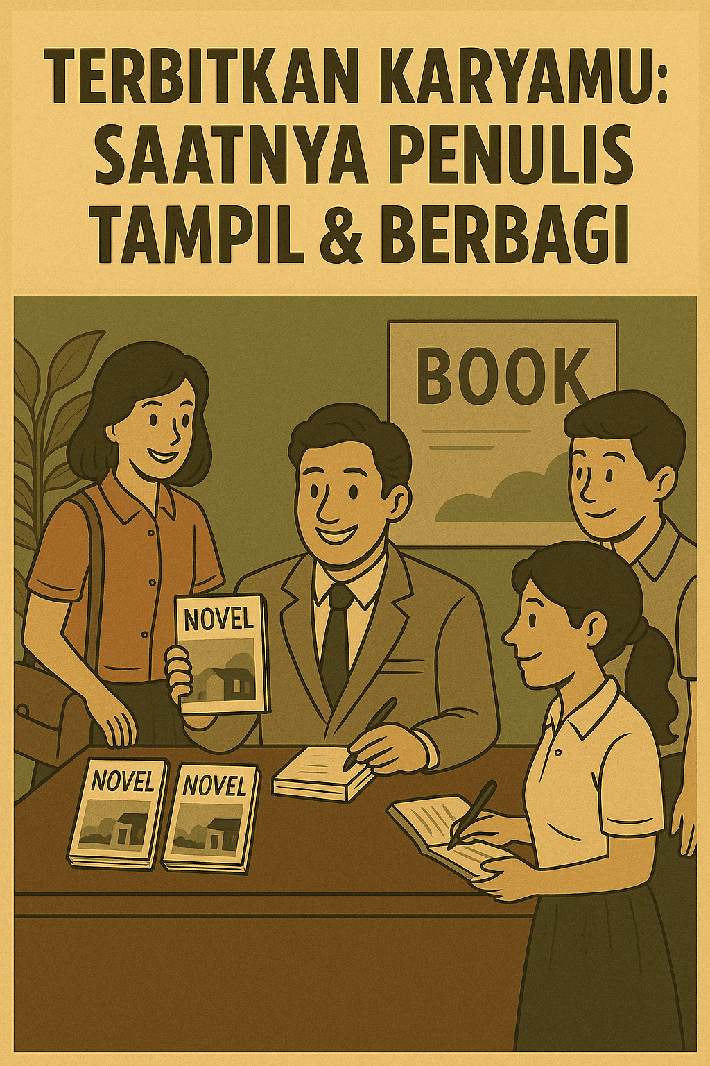 Terbikan Karyamu: Saatnya Penulis Tampil & Berbagi 