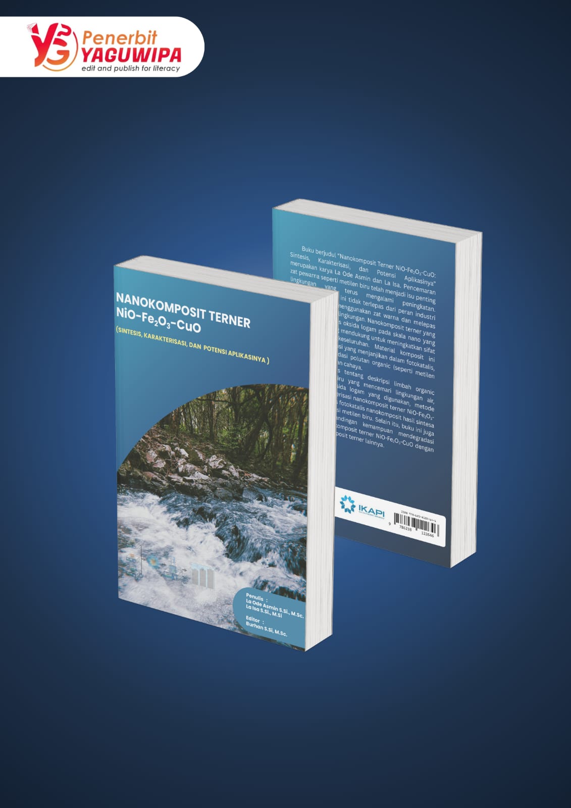 Telah Terbit Buku Baru: Nanokomposit Terner NiO-Fe₂O₃-CuO