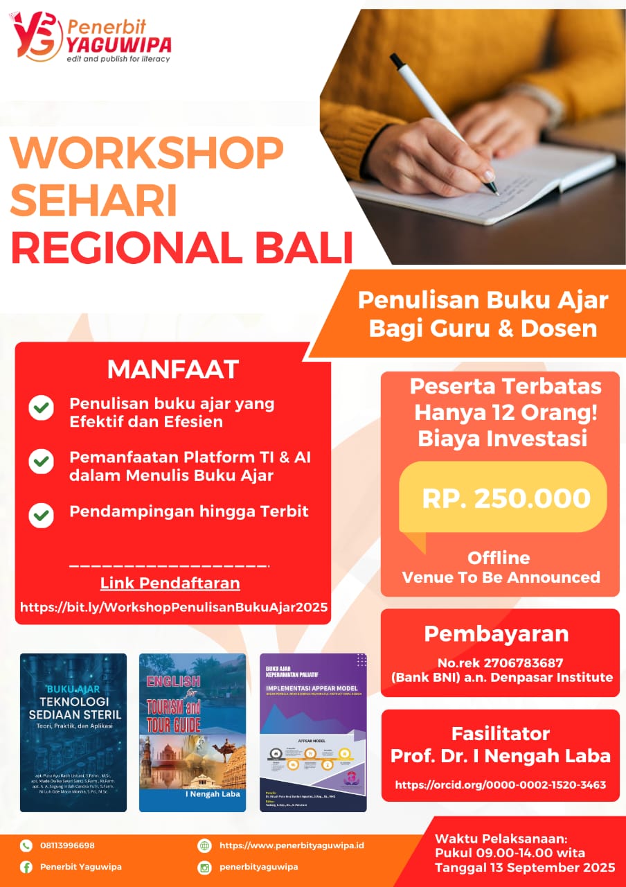 Workshop Sehari Regional Bali: Penulisan Buku Ajar bagi Guru dan Dosen