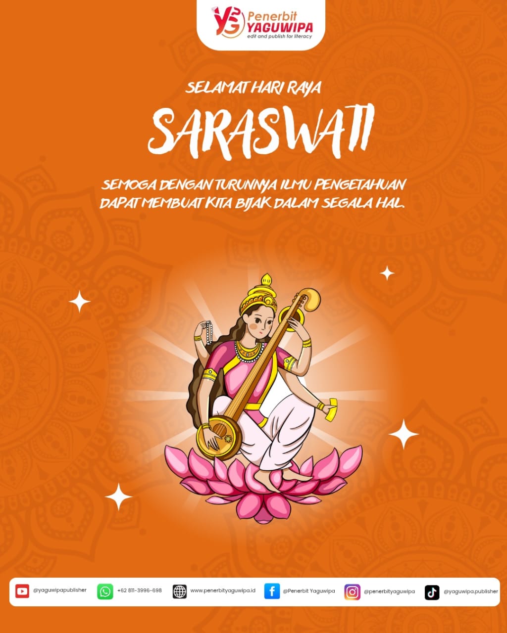 Selamat Hari Raya Saraswati 2025