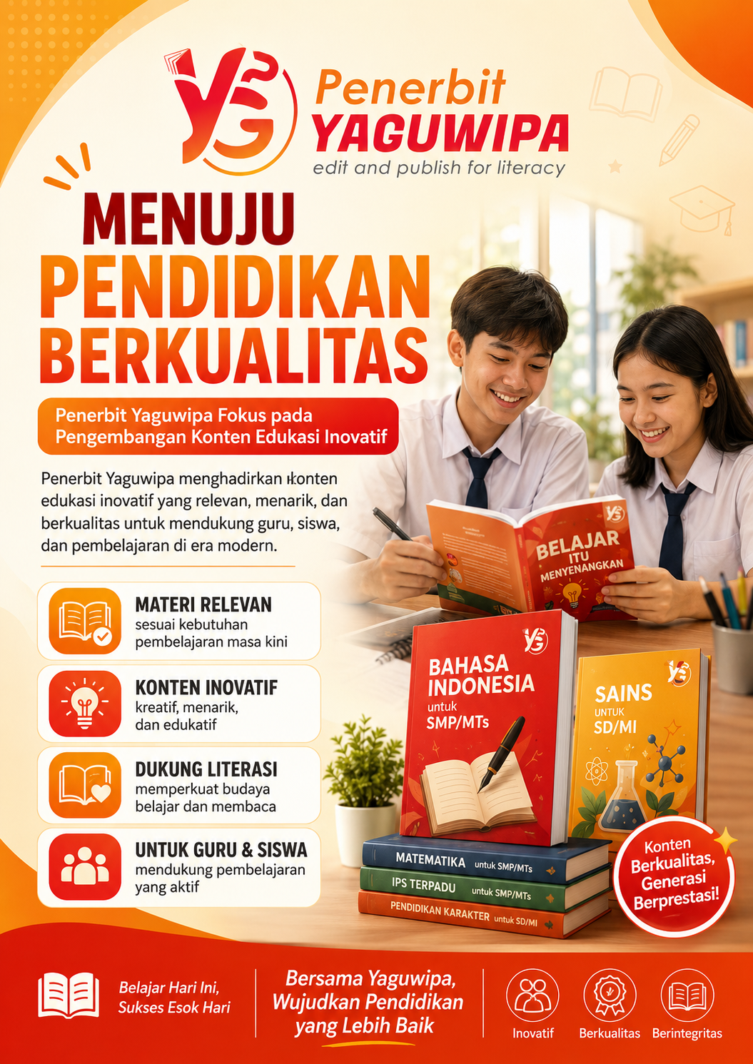 Menuju Pendidikan Berkualitas, Penerbit Yaguwipa Fokus pada Pengembangan Konten Edukasi Inovatif