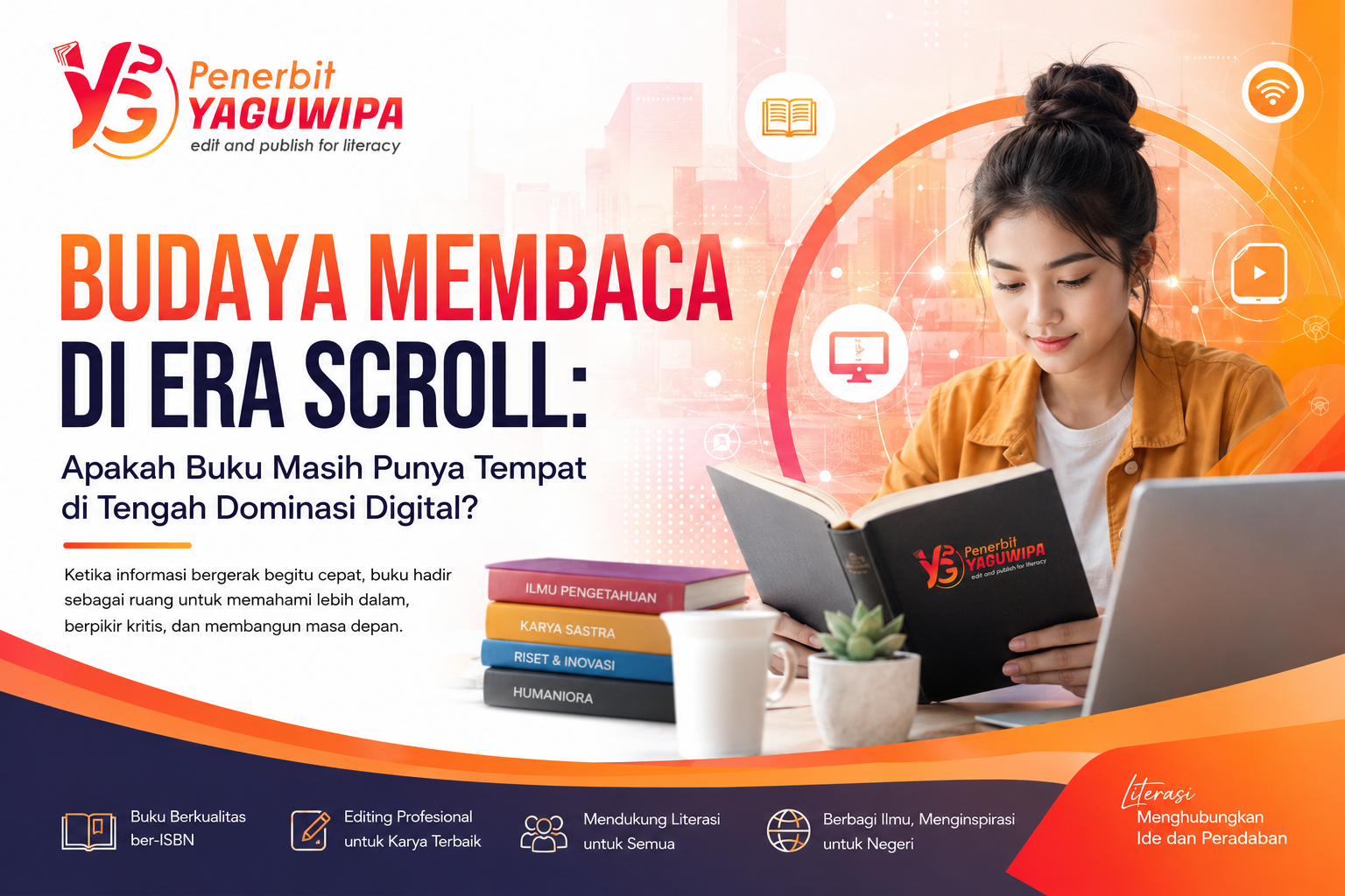 Budaya Membaca di Era Scroll: Apakah Buku Masih Punya Tempat di Tengah Dominasi Digital?