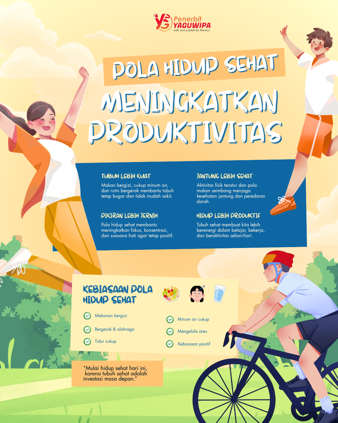 Menjaga Pola Hidup Sehat demi Meningkatkan Produktivitas