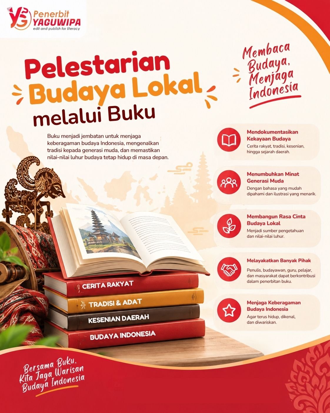 Buku sebagai Jembatan Pelestarian Budaya Lokal