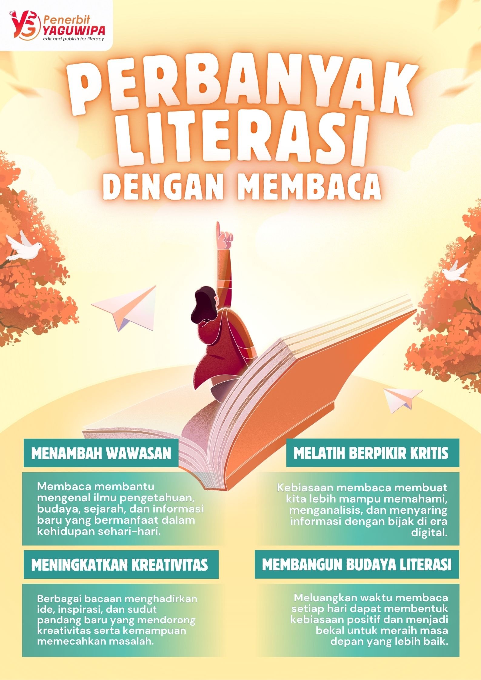 Perbanyak Literasi dengan Membaca: Kebiasaan Kecil yang Membuka Jendela Dunia