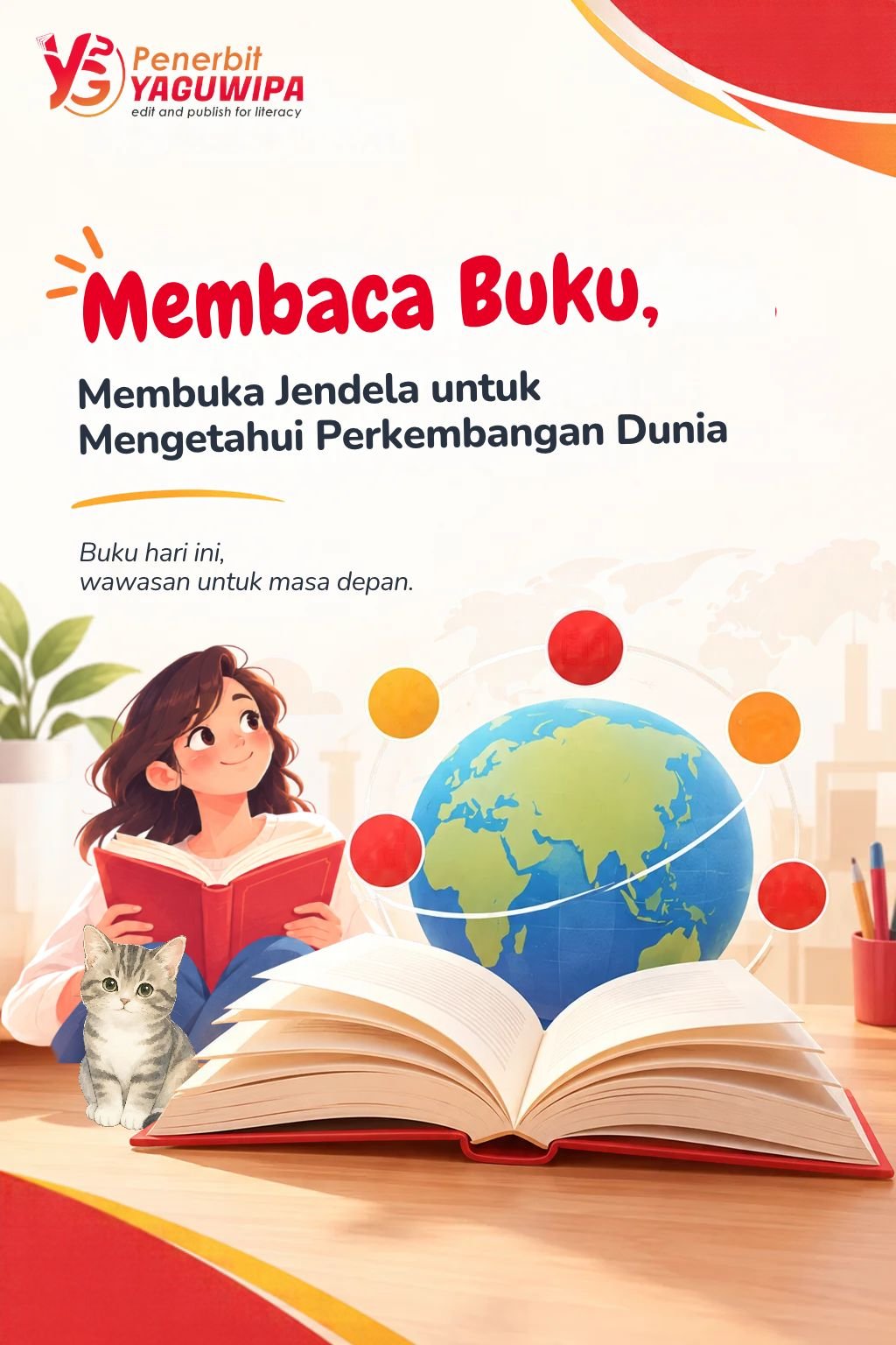 Membaca Buku, Membuka Jendela untuk Mengetahui Perkembangan Dunia