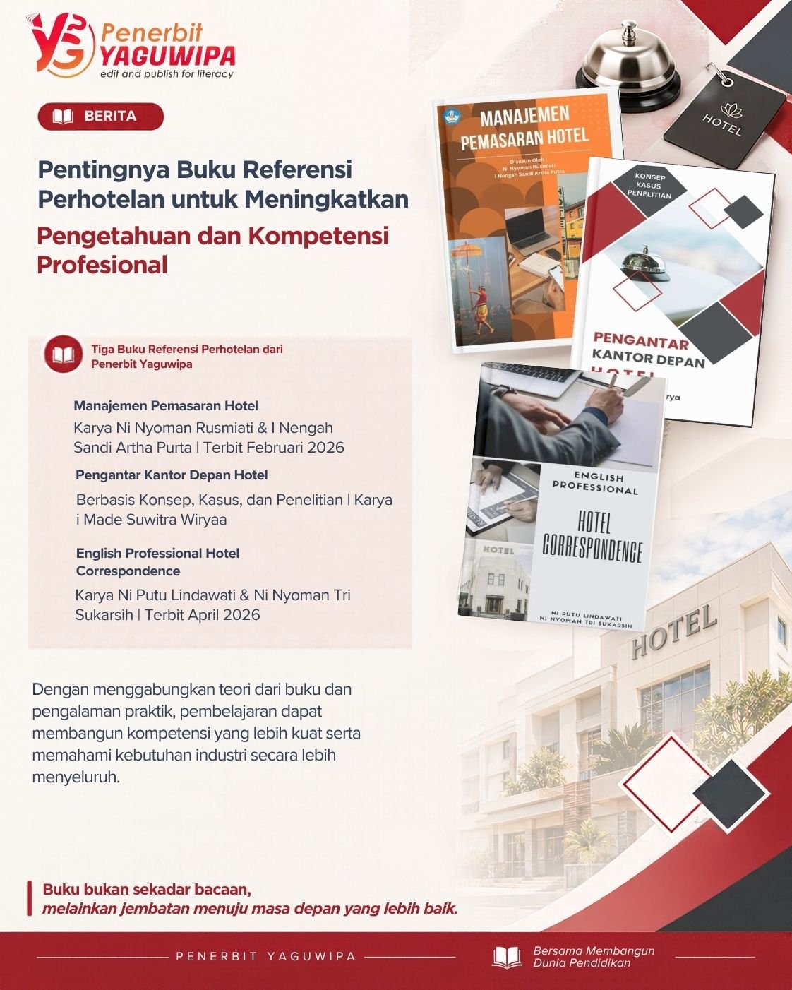 Pentingnya Buku Referensi Perhotelan untuk Meningkatkan Pengetahuan dan Kompetensi Profesional