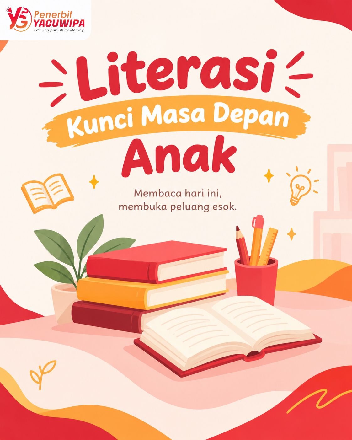 Literasi Menjadi Kunci Masa Depan Anak di Era Digital